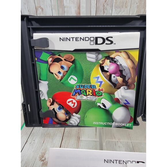 Super Mario 64 (Nintendo DS) Complete CIB w/ Manual VG Condition Tested - Picture 4 of 6
